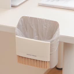 Mini bezem en stoffer - Kruimelset tafel - Snelle schoonmaak - Durable & functional - 16 cm - Oranje — thumbnail 3