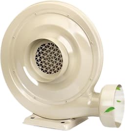 Opblaasbare Ventilator - Stofverwijderaar - Luchtcirculatie Werkplaats - Metaalijzeren Behuizing - 21 m/u - Beige — thumbnail 1