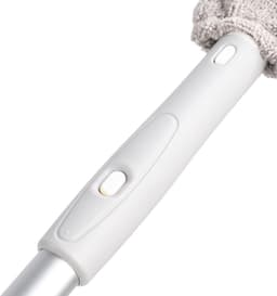 Intrekbare Stofreiniger - Stofdoek Lange Steel - Diepe Reiniging - Buigbare Microvezelkop - 162 cm Lengte - Grijs — thumbnail 5