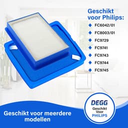 DEGG® Filterset Geschikt voor Philips PowerPro Expert – H11 HEPA Uitblaasfilter en Motorfilter – Vervangt FC6042/01 FC8003/01 – Geschikt voor FC9729 FC9741 FC9743 FC9744 FC9745 — thumbnail 4