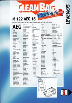 CleanBag stofzuigerzakken 4 stuks - Geschikt voor AEG Aventure, Ergo Essence, Salomon, T2, Vampyr 5000 - Electrolux Bolero Filio Power Plus Powermax Samba Tango - Gr 28S E53N ES53 - Inclusief 1 filter - Alternatief — thumbnail 3