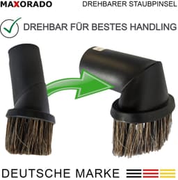 Premium Meubelborstel voor Stofzuiger - Natuurhaar Borstel — thumbnail 5