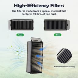 Vervangingsonderdelen Geschikt voor de robotstofzuigers Dreame L60 Ultra PE / Matrix10 Ultra, X50 Ultra / L50 Ultra / L40s Ultra, inclusief 1 hoofdborstel, 4 filters, 4 zijborstels, 6 dweilen en 6 stofzakken. — thumbnail 3