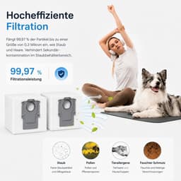 14 stuks stofzakken voor Roborock Q7 L5+/Q10 S5+/S7 Max Ultra/Q5 Pro+/Q8 Max+/S8+/S8 Pro Ultra/S7 MaxV Ultra/S7 Pro Ultra/Q7+/Q7 Max+/T8/Q5+/G10S PRO/Q7 Max+ stofzuiger afzuigstation — thumbnail 3