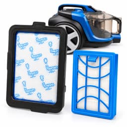 Kleanburg® - Geschikt voor Philips PowerPro Expert - Filter set van 2 stuks inclusief Houder - Vervanger voor FC8003/01 — thumbnail 1