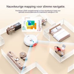 Teendow D20S Max+ Robotstofzuiger & Vachtverzorging - 6000 Pa - LiDAR - 3L Zelfledigend — thumbnail 2