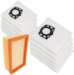 10 Stuks Stofzuigerzakken & HEPA Filter voor Kärcher WD4/5/6 — thumbnail 3