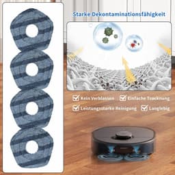 Cosensi - Accessoiresset voor stofzuigerrobot: hoofdborstel, zijborstels, HEPA-filters, reinigingsdoeken en stofzakken - Vervangende onderdelen & accessoires — thumbnail 3