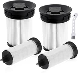 Set van twee fijnstoffilters Geschikt voor Miele Triflex HX1 stofzuigers, Miele HX-FSF cartridgefilters — thumbnail 1