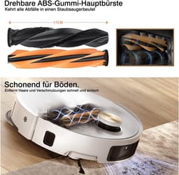 Accessoires Geschikt voor Dreame X50 Ultra Complete/ L50 Pro Ultra/L40s Pro Ultra, 2 x hoofdrolborstel, 6 x stofzak, 4 x zijborstels, 2 x filter, 4 x dweildoeken — thumbnail 4