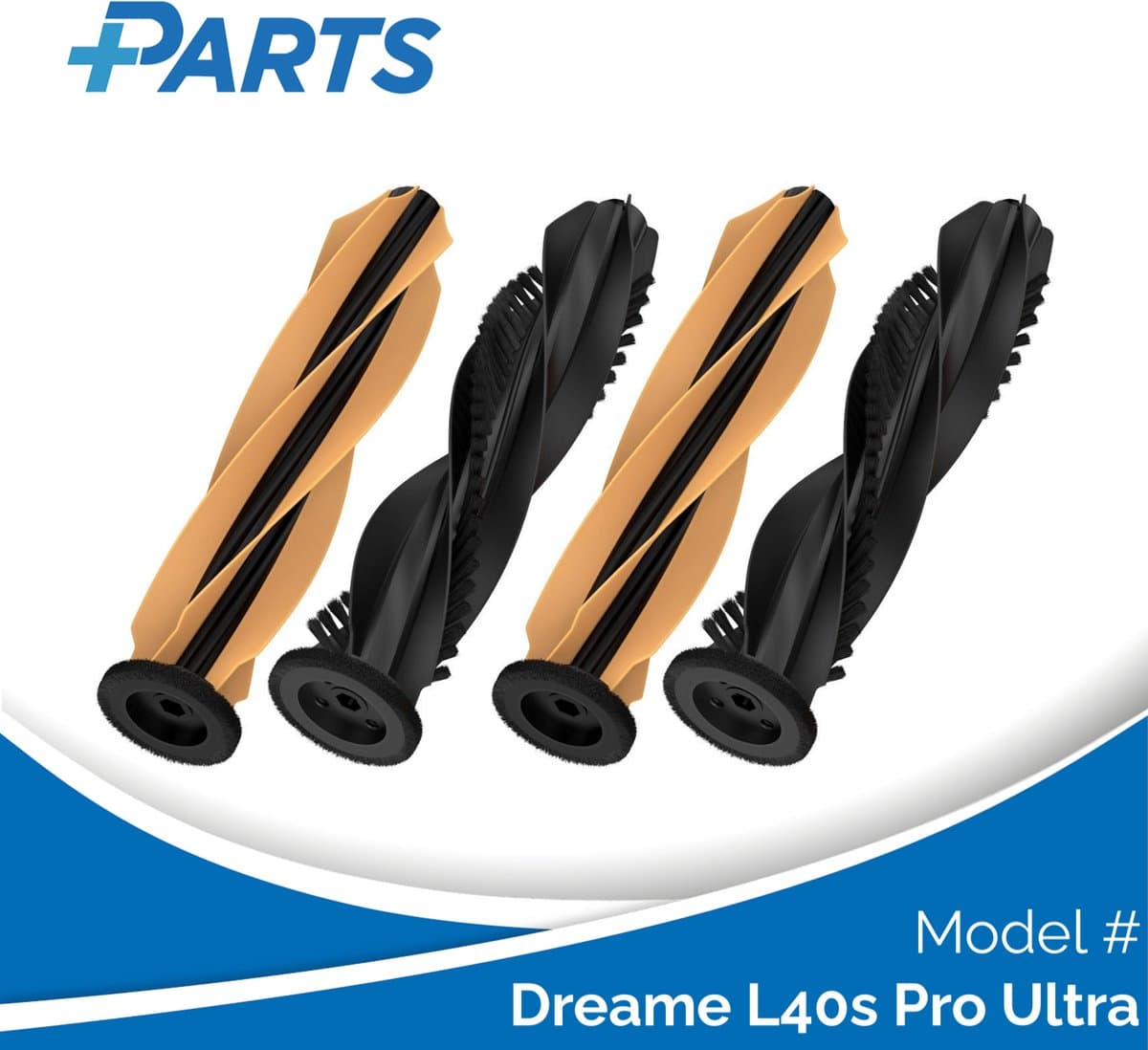 Dreame L40s Pro Ultra Borstels (4 Stuks, Plus.Parts® alternatief voor RMB13) — afbeelding 1
