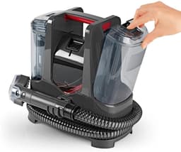 Aura® Tapijtreiniger machine - Tapijtreiniger - Tapijtreiniger apparaat - Antraciet/Rood- ‎16cm x 29cm x 27cm — thumbnail 5