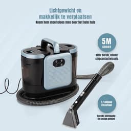 Nexvo® Tapijtreiniger machine - Tapijtreiniger - Tapijtreiniger apparaat - Blauw/Zwart - ‎‎32cm x 19cm x 32cm — thumbnail 3