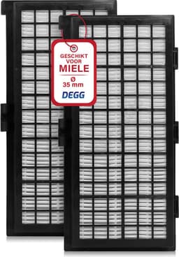 DEGG® - Hepa Filter - Vervangt SF-HA 30 - Geschikt voor Miele - Hepa Airclean Filter - COMBIDEAL - 2 STUK(S) — thumbnail 1
