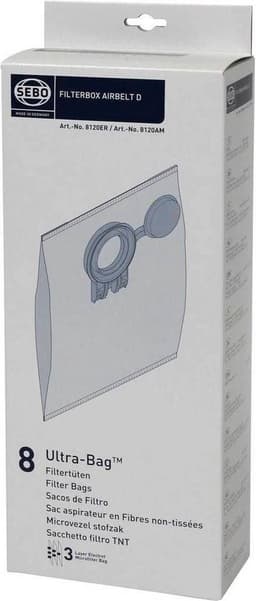 Sebo Stofzuigerzak Fleece D-serie 8 Stuks — thumbnail 2