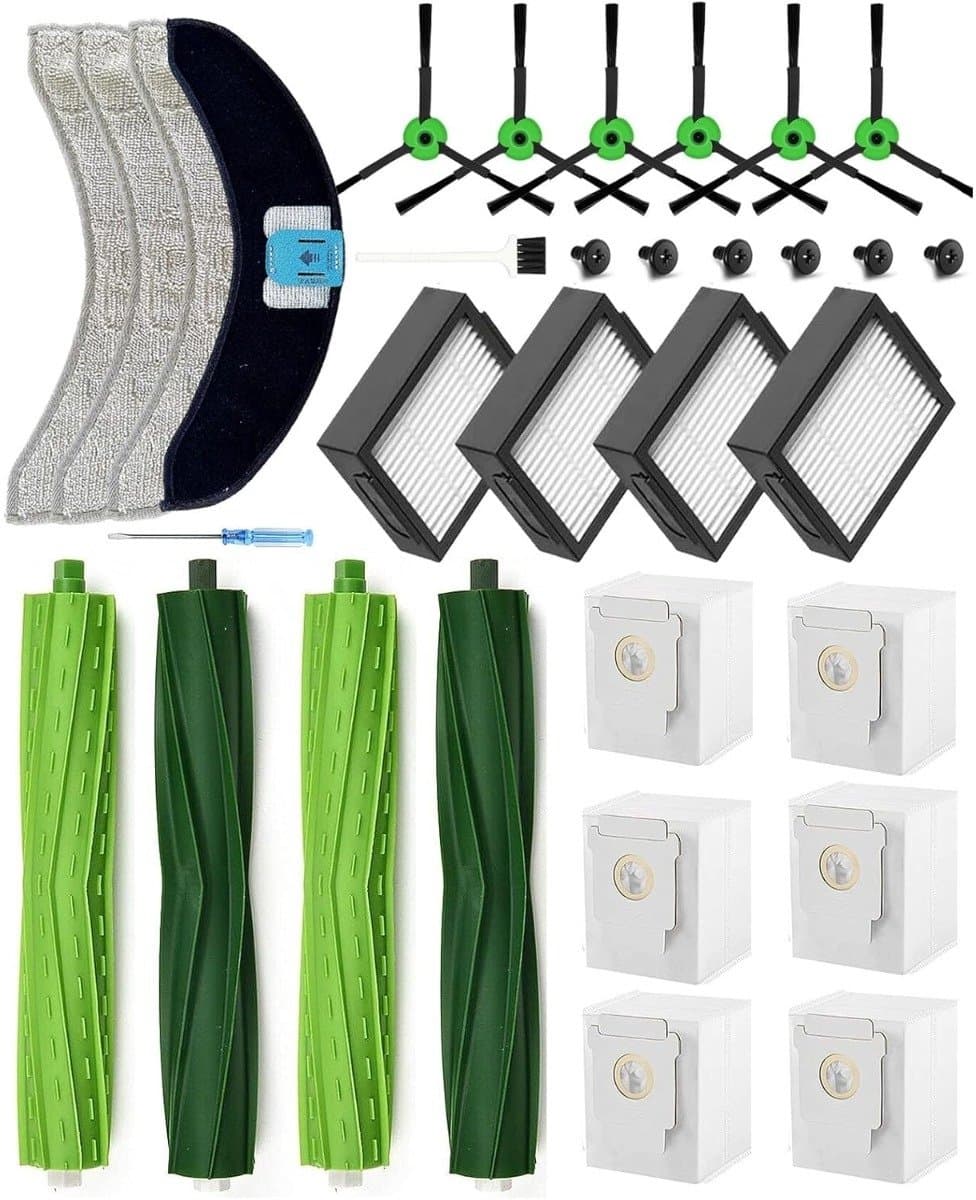 26-delige vervangingsaccessoireset compatibel met iRobot Roomba Combo J7+/j9+/10 Max — afbeelding 1