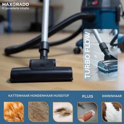 Stofzuiger Turbodüse Universeel I Turboborstel Stofzuigerdüse met draaiende borstelrol I compatibel met I Dierenhaar Düse Dierenhaar Borstel — thumbnail 4