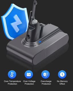 Vervangende 6000mAh Batterij voor Dyson V7 met 2 Filters — thumbnail 5