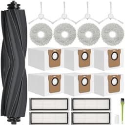 Accessoires voor Xiaomi X20 Plus/Dreame L10s Ultra, reserveonderdelen voor Xiaomi X10+ / S20 / L10 Ultra, accessoireset, 6 stofzakken, 4 dweilpads, 1 hoofdborstel, 4 filters en 4 zijborstels — thumbnail 3