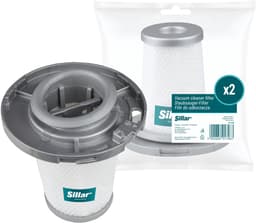 Sillar, set 2 stofzuigerfilters, HEPA, wasbaar, anti-allergeen, geschikt voor Rowenta X-Force Flex Row, Tefal X-Force Flex, vervanging voor filters ZR009006 — thumbnail 5