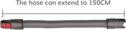 Flexibele Verlengslang - Geschikt voor Dyson Steelstofzuiger - Uitschuifbare - Vervangende Stretch Slangverlenging Accessoires - Buigzame Alang voor Moeilijk Bereikbare Plekken – Compatibel met Dyson V15, V12, V11, V10, V8, V7 — thumbnail 4