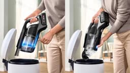 Bosch BCS1041WAC steelstofzuiger & elektrische bezem Batterij/Accu Droog HEPA Zakloos 0,4 l 23,5 W Zwart, Wit 4 Ah — thumbnail 2