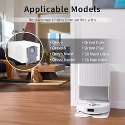 PromoHome 12 Stuks antibacteriële stofzakken Geschikt voor Roborock Saros 10R, Qrevo S, Qrevo Master, Qrevo Pro, Qrevo Curv, Qrevo Edge, S8 MaxV Ultra, S8 Max Ultra- 3 Liter — thumbnail 3