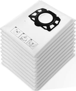 PromoHome 10 stuks zakken Geschikt voor Kärcher WD2 Plus WD3S WD 3 S WD 3 V KFI 357 KWD 1-3 2.863-314.0 SE4001 SE4002 — thumbnail 1
