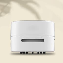 Kleine Handstofzuiger - Wit - USB Oplaadbaar - Voor Desktop en Auto — thumbnail 5