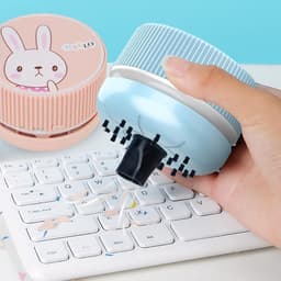 Mini Bureau Cleaner - Tafel Veegmachine - Bureau Opruimen - Hoge Zuigkracht - 82x58mm - Blauw — thumbnail 2