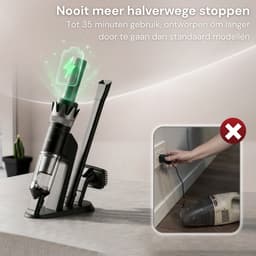 Vesora® 3-in-1 Kruimeldief - Kruimelzuiger Snoerloos - Krachtige Handstofzuiger met Opzetstukken en Steel - Ook Voor Dierenharen - Stofreiniger - Autostofzuiger - Air Duster - HEPA-filter - Draadloos - Best Verkocht - Zwart / Zilver — thumbnail 3
