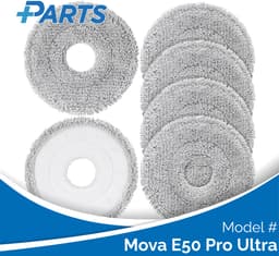 Mova E50 Pro Ultra Dweilpads (6 Stuks, Plus.Parts® alternatief voor RMP8) — thumbnail 1