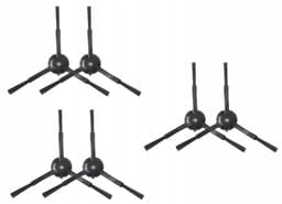 AreoSe - Zijborstels voor RoboRock S50 S55 czarne - 6 stuks — thumbnail 4