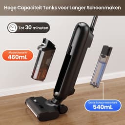 Lubluelu T6 nat- en droogzuiger - 18Kpa Draadloze Nat- en droogzuiger met zelfreinigend systeem– Alles-in-één vloerreiniger - Geschikt voor Harde vloer — thumbnail 5