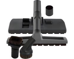 Combi zuigmond & parketborstel set geschikt voor Bosch, Siemens, Philips, AEG, Inventum, Nilfisk, Henry, Numatic stofzuiger - 32mm - 35mm Stofzuigervoet, stofzuigerborstel, Parketzuigmond, stofzuigermondstuk