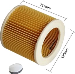 10x Stofzuiger zakken + 2x Filter geschikt voor Kärcher WD2250 A2004 A2054 MV2 WD2 6.904-322.0 Stofzakken Stofzuigerzak WD 2.200 - 2.210 - 2.240 - 2.250 — thumbnail 3