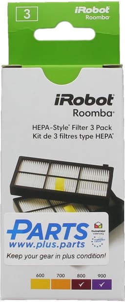 Originele Set Hoogefficiënt AeroForce Filters voor de iRobot Roomba 800 en 900 Serie (3 Stuks) — thumbnail 2