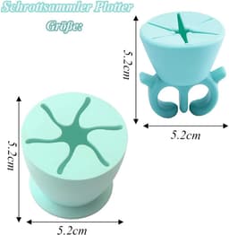 Afvalverzamelaar - Plotter accessoires - Vinyl verwijderen - Zachte siliconen - 2 stuks - Lichtgroen — thumbnail 5