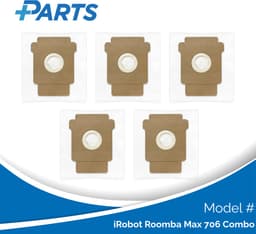 iRobot Roomba Max 706 Combo Stofzakken (5 Stuks, Plus.Parts® alternatief voor 4849916) — thumbnail 1