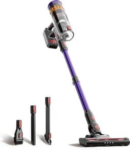 Draadloze Stofzuiger – Stofzuiger Zonder Snoer – Handstofzuiger – Steelstofzuiger – Kruimelzuiger – 40.000 Pa Zuigkracht – 42 Minuten Batterijduur — thumbnail 1