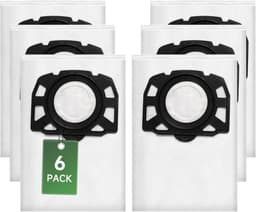 6stuks - Geschikt voor de stofzakken SE4002 (niet-geweven) van de Karcher WD2/WD3/KD3 serie stofzuigers - stofzakken/opvangzakken - geschikt voor SE4001 - SE4002. — thumbnail 1