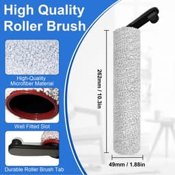 Allecto - Vervangborstel - HEPA-filter - Duurzaam - 5-delig - Compatibel met Dreame H12 Pro - Accessoires voor stofzuiger - 2 borstels + 2 filters — thumbnail 4