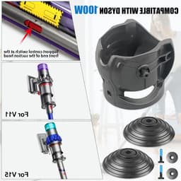 Verbinding voor Stofzuigerkop met Koppelingsmechanisme en Balwielen, Vervangende Accessoires voor Dyson V11 en V15, Hoogwaardige Stofzuigerkop met Torque en Balwielen — thumbnail 4
