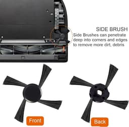 7stuks - geschikt voor Neato Botvac D Series D7 - D75 - D3 - D4 - D5 - D6 - D8 - D80 - D85 Robot Vacuum Cleaner - Accessories Kit 1 Main Brush - 4 Side Brush - 2 Ultra Performance Filter - vervanging onderdelen — thumbnail 4