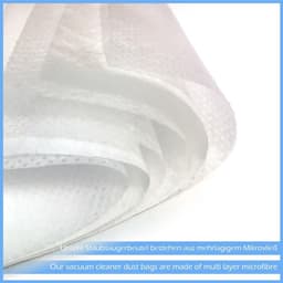 10stuks - Stofzuigerzakken - stofzuigerzakken geschikt voor Bosch - TypeG/Bsg7/Bsgl/312E/s62 - blauw — thumbnail 5