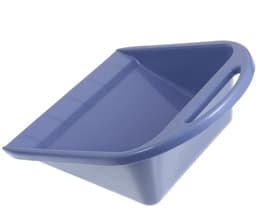 Lichtgewicht Stoffer - Handstoffer Vuilblik - Efficiënt Schoonmaken - Met Handvat - 28 x 22 x 14.5 cm - Donkerblauw — thumbnail 1