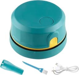 Draadloze USB-stofzuiger - Mini desktop reiniger - Bureau en toetsenbord schoonmaken - Compact en draagbaar ontwerp — thumbnail 1