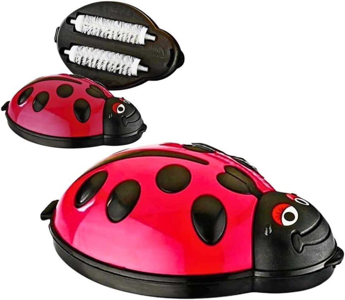 Kruimelborstel - Tafelroller - Snel Opruimen - Dubbele Roller - 1 Stuk - Zwart — afbeelding 1