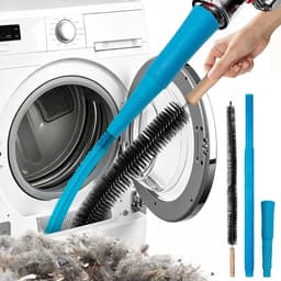 Reinigingsset geschikt voor drogerventilatie - 80 cm Flexibele Vacuüm Slang - Pluis Verwijderaar - Flexibele spleetzuigmond - Efficiënte Reiniging - voor Wasruimte en Huisonderhoud — thumbnail 1