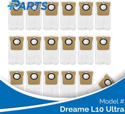 Dreame L10 Ultra Stofzakken (18 Stuks, Plus.Parts® alternatief voor RDB3) — thumbnail 1